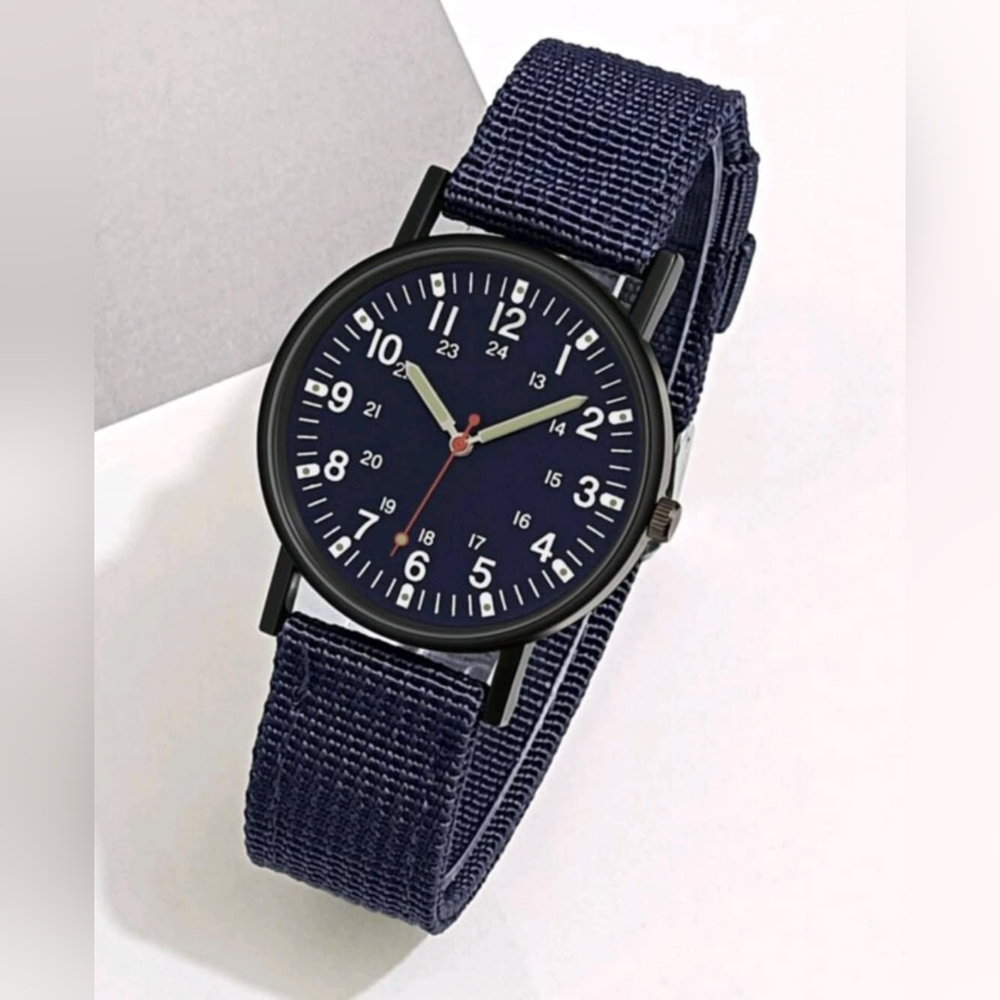 3 US Army Field Watch 1970's Style - Green, Black, & Navy Blue - Picture 6 of 16